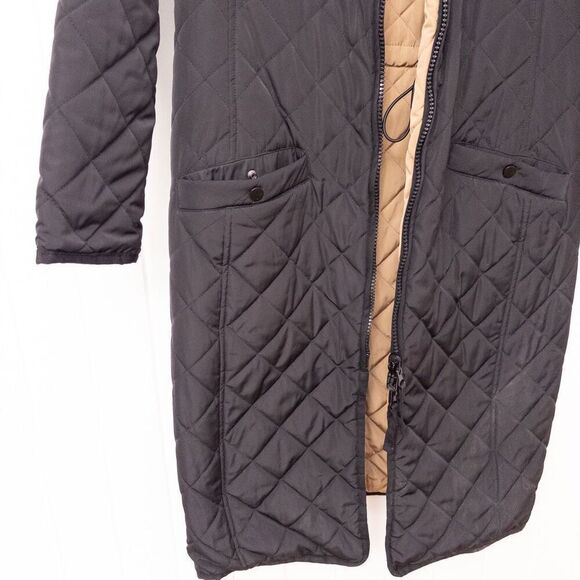 Universal Standard Cotswolds Reversible Puffer Coat Black/Brown - Picture 4 of 10